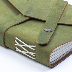 Vintage Leather Journal Diary with Belt