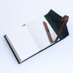 Vintage Leather Journal Diary with Belt