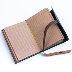 Vintage Leather Journal Diary with Belt