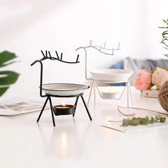 π¦ Majestic Deer Burners β Aromatherapy Diffuser, Oil Burner & Candle Holder (Black & White)