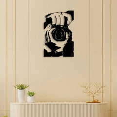Camera Man Metal Wall Art