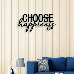 Choose Happiness Metal Wall Art