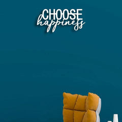 Choose Happiness Metal Wall Art