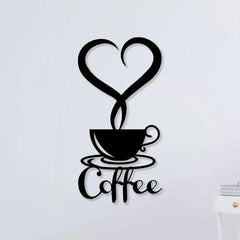 Coffee With Love Metal Wall Art