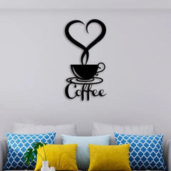 Coffee With Love Metal Wall Art
