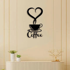 Coffee With Love Metal Wall Art