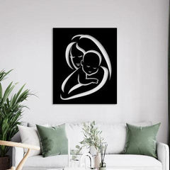 Mother Care Metal Wall Art