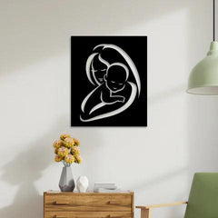 Mother Care Metal Wall Art