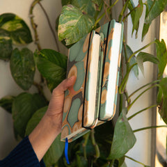 Marbled cover Hardbound Unruled Diary journal