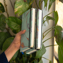 Marbled Printed Cover Hardbound Diary Journal