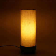 35.6 cm Wooden Lamp Green