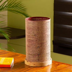 Glorious Mars' Hand-etched Table Lamp In Iron (27.9 cm | Matte Finish)