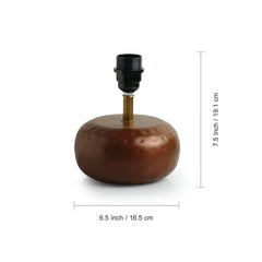 Chestnut Hammered' Decorative Table Lamp (34.3 cm, Iron)
