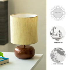 Chestnut Hammered' Decorative Table Lamp (34.3 cm, Iron)