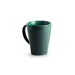 'Blues Of Sky' Studio Pottery Glazed Coffee Mug In Ceramic (320 ML, Microwave Safe)