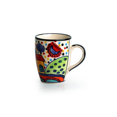 'The Hut Jumbo Cuppas' Hand-Painted Mug In Ceramic (270 ML, Microwave Safe)