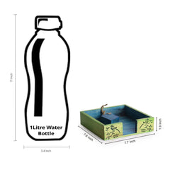 Wooden Floral Leaf Design Napkin Holder