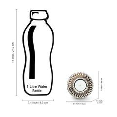 'Sparkling Mandala' Hand-Carved Blocks Tea-Light Holders In Sheesham Wood (Set of 2)