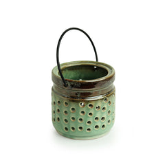 'Shore Lights' Handcrafted Ceramic Tea-Light Holder