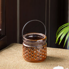 'Shore Lights' Handcrafted Ceramic Tea-Light Holder