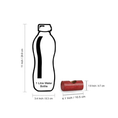 Jugnu Drum' Wooden Tea Light Holder (Set of 2)