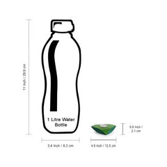 💚 Handcrafted Heera-Shaped Tea-Light Holder in Light Green