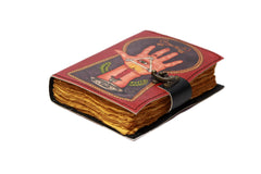 Genuine Leather Diary | Vintage Handmade Leather Journal | Premium Antique String Closure | 200 Handmade Deckle Edge Antique Pages -1