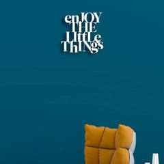 Enjoy The Little Things Metal Wall Art