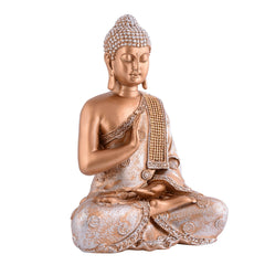 Gautam Buddha Statue Showpiece Idol Figurine for Feng Sui, Vastu, Home Decor, Office, Diwali, Gifting, Living Room, Bedroom, Study Table -27