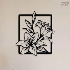 Flower Wall Clip Art Metal