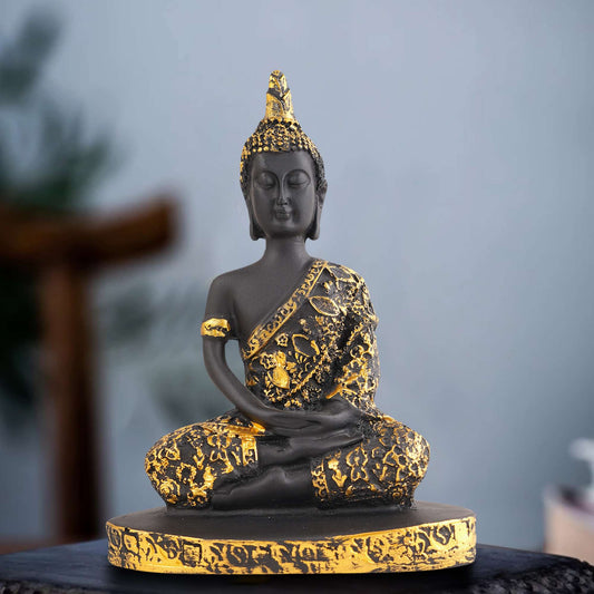 Gautam Buddha Statue Showpiece Idol Figurine for Feng Sui, Vastu, Home Decor, Office, Diwali, Gifting, Living Room, Bedroom, Study Table -27
