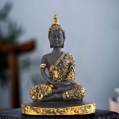 Gautam Buddha Statue Showpiece Idol Figurine for Feng Sui, Vastu, Home Decor, Office, Diwali, Gifting, Living Room, Bedroom, Study Table -27
