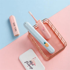 Printed Toothbrush Cover (Pack Of 3), Anti-Bacterial Plastic Toothbrush Cover Travel Case (Random Design)