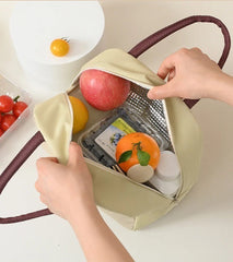 Random Print Thermal Insulated Lunch Bag