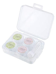 Travel Transparent Contact Lens Case Box, Portable Lens Box for Men and Women