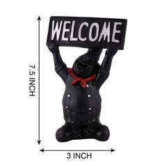 Resin Showpiece Cute Chef Figurine Miniature Statue Ornaments Welcome Board Table Dcor For Kitchen Decoration items for Restaurant