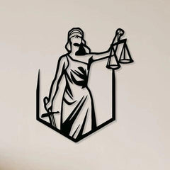 Justice Metal Wall Art