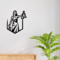 Justice Metal Wall Art