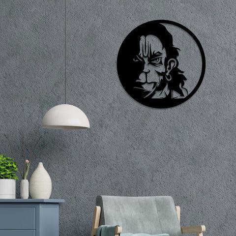 Lord Hanuman Metal Wall Art