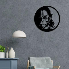 Lord Hanuman Metal Wall Art