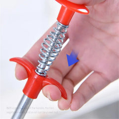 Drain Clog Remover 160 cm for Hair Catching Drain Pipe Cleaning Wire, Sink Cleaning Stick Sewer Sink Tub Dredge Remover