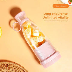 420ml Portable Mini Electric Juicer, Blender, Juicer Bottle Mixer, Juice Maker, Fruit Juicer Machine Electric, USB Rechargeable Personal Mini Juicer