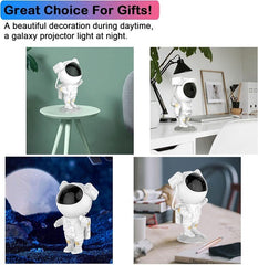 Astronaut Night Light Projector with Remote Control Timer 360° Adjustable Kids Astronaut Led Lamp for Baby Adults Bedroom, Gaming Room, Home Party