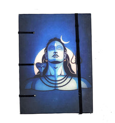 Handmade Printed Cardboard Journal Diary with Buckle Lock Unruled 200 Pages Notepad Personal Diaries for Men and Women -1