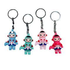 Soft Rubber Astronaut Keychain