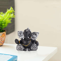 Ganesha Statue Showpiece Idol Shriganesh Bhagwan Murti / Home, Office Decor / Car Dashboard Ganpati / Lord Vinayaka Statue God of Luck & Success Sculpture / Gift Items -05