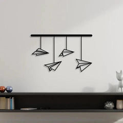 Paper Plane Metal Wall Art