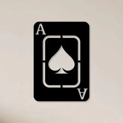 Playing Card Metal Wall Art