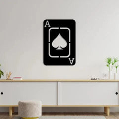 Playing Card Metal Wall Art