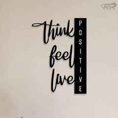 Positive Vibes Metal Wall Art